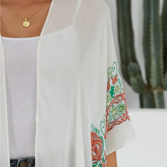Bohemian Kimono, Kimono Cardigan - Picture 4 of 15